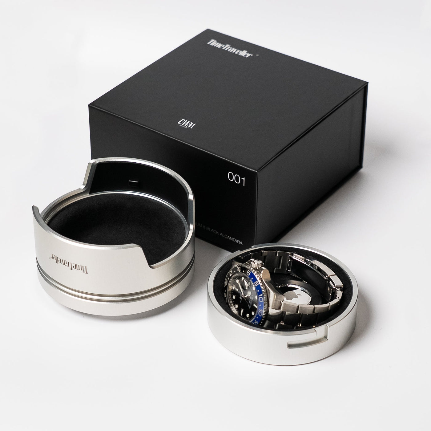 TimeTraveller offen + GMT Master II Batman + Packaging